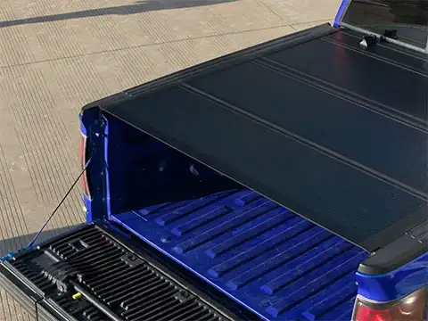 Low Profile Hard Quad Fold Tonneau Cover For Ford