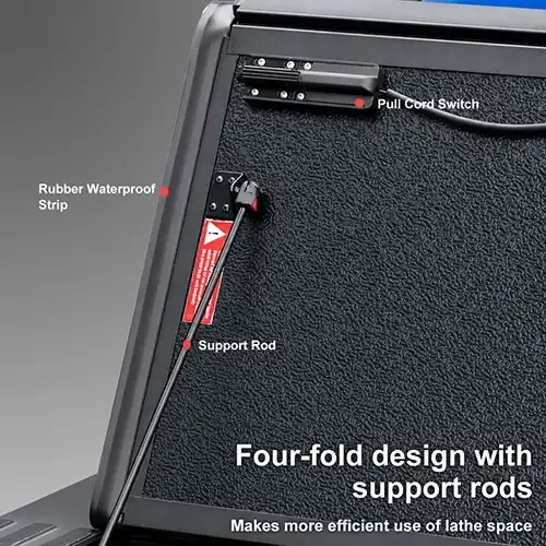 Low Profile Hard Quad-Fold Tonneau Cover for Chewy Silverado