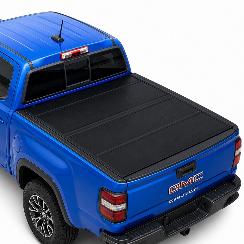Cubierta rígida de perfil bajo y cuádruple para GMC Canyon